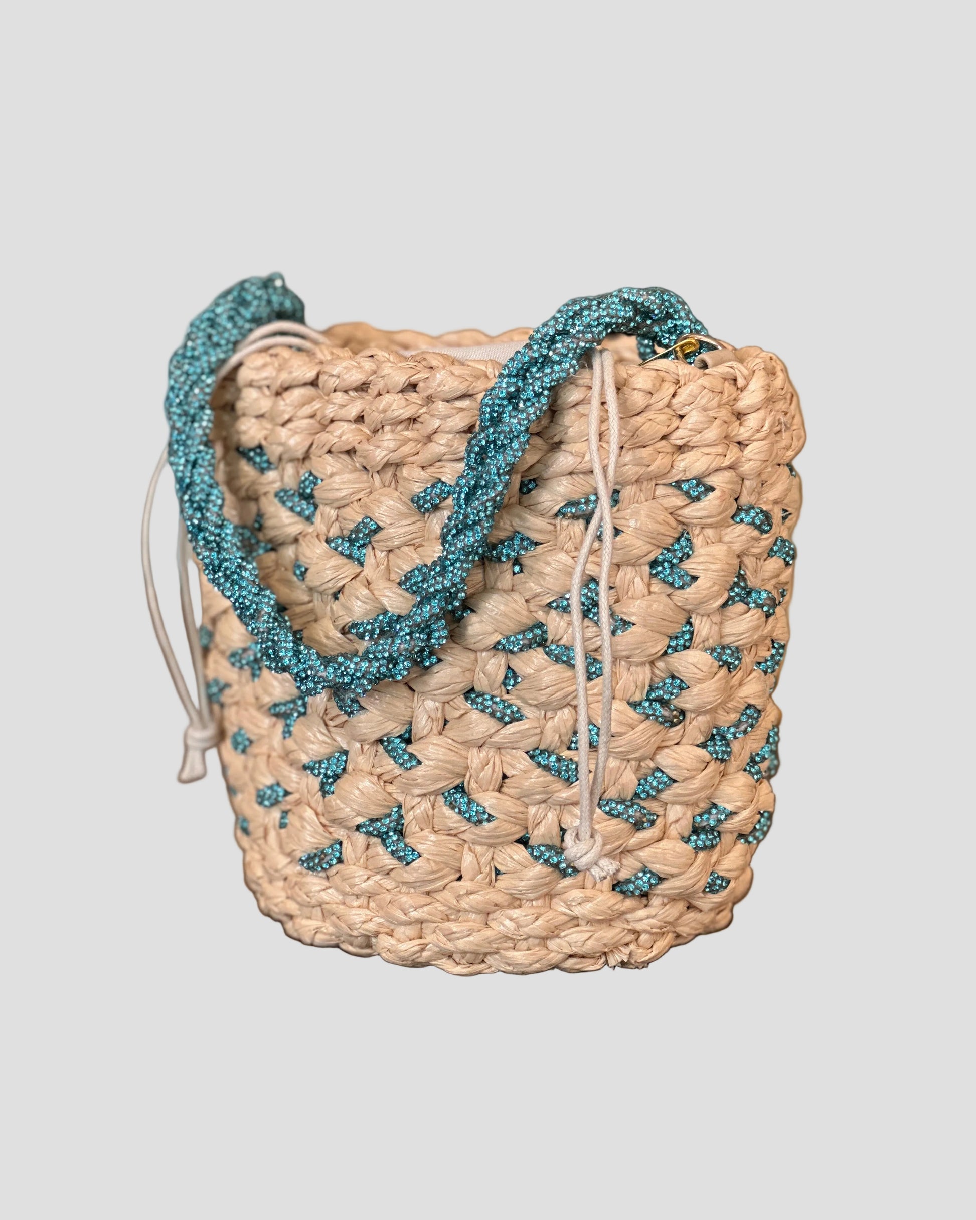 borsa-secchiello-rafia-intrecciata-turchese-pho-firenze