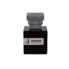 Flacone Dominus Extrait de Parfum nero con tappo grigio, profumo di lusso elegante