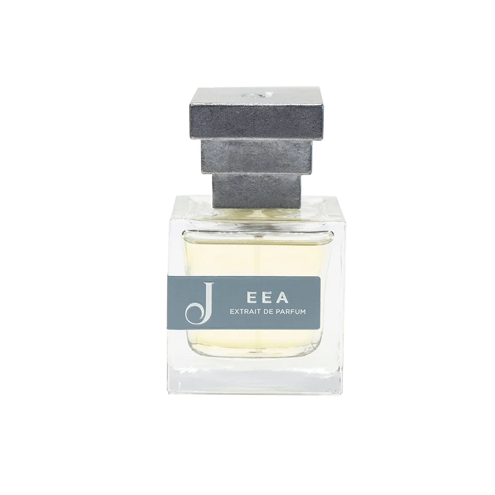 Flacone di profumo EEA Extrait de Parfum da donna con tappo geometrico grigio