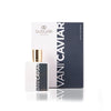 Flacone di profumo Vanicaviar Duduar Milano con confezione elegante, alta moda italiana.